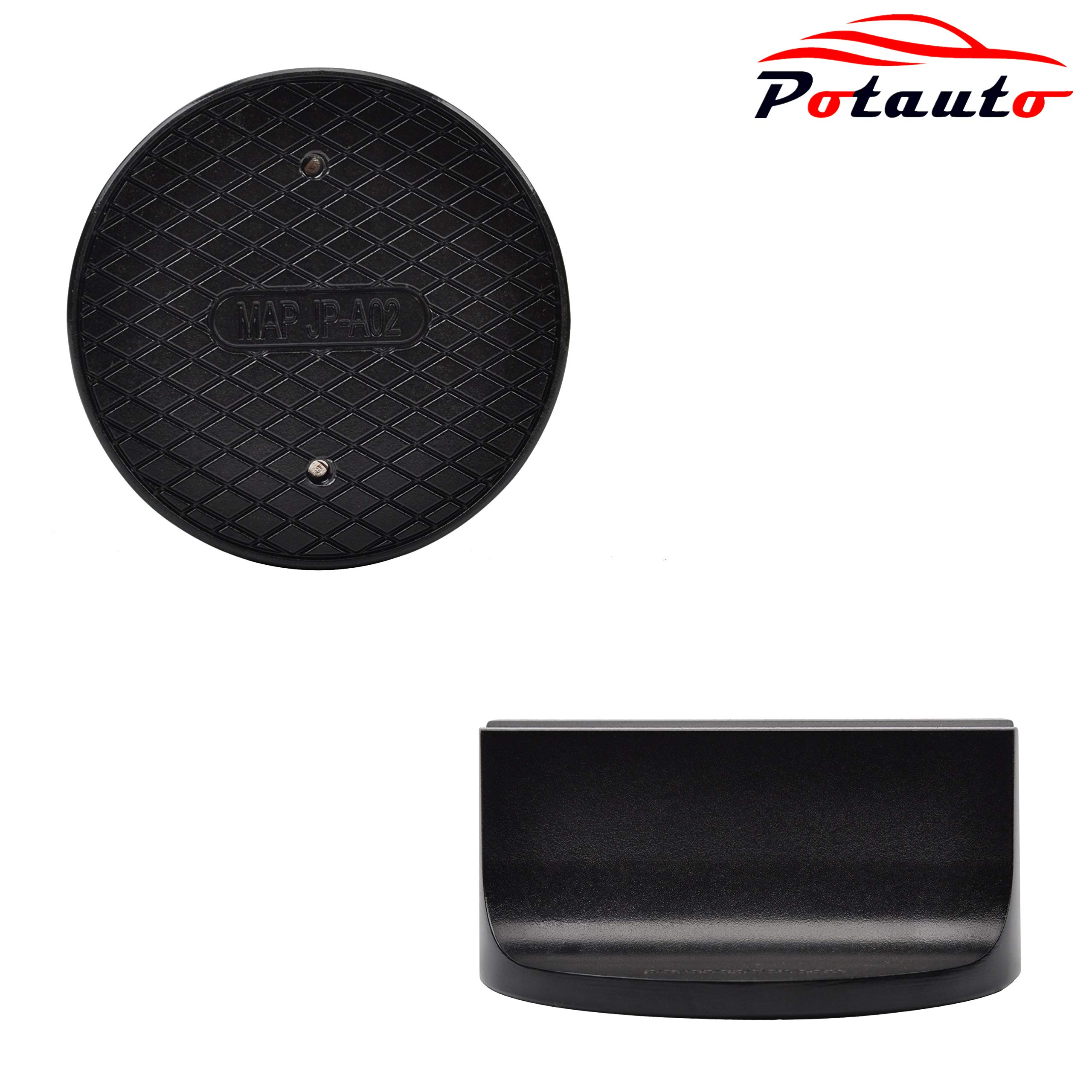 Amazon.com: Potauto Universal Aluminum Grooved Magnetic Jack Pad